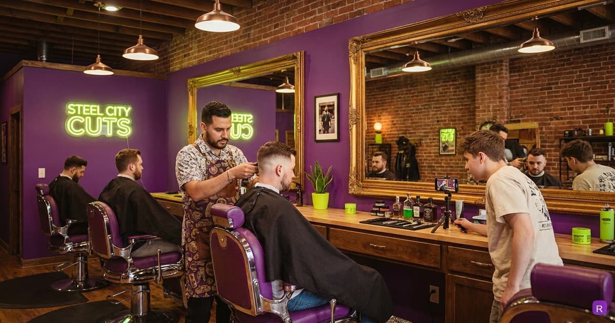 How a Pittsburgh Barbershop Went From Empty Chairs to a Two-Week Waitlist With One Creator Visit
