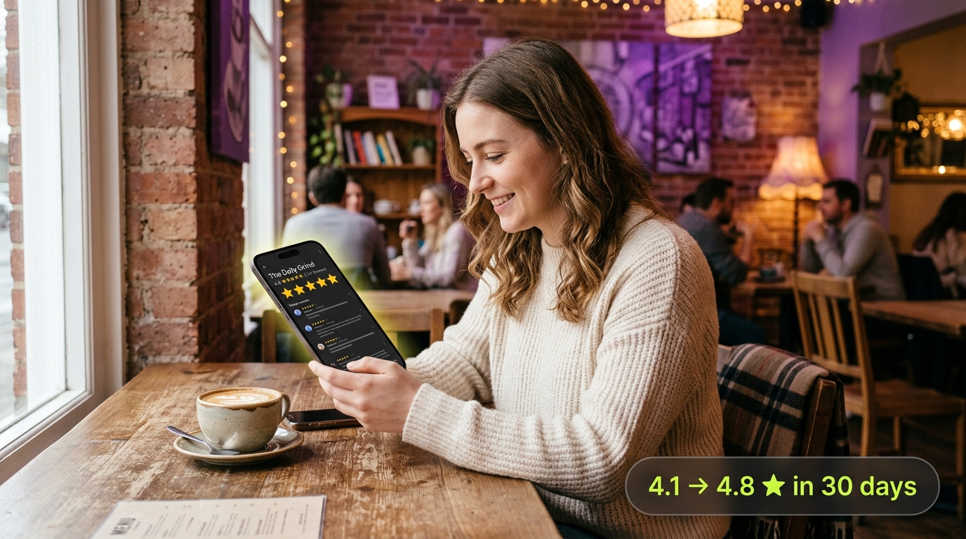 How a coffee shop improved their Google rating with Relay creator visits